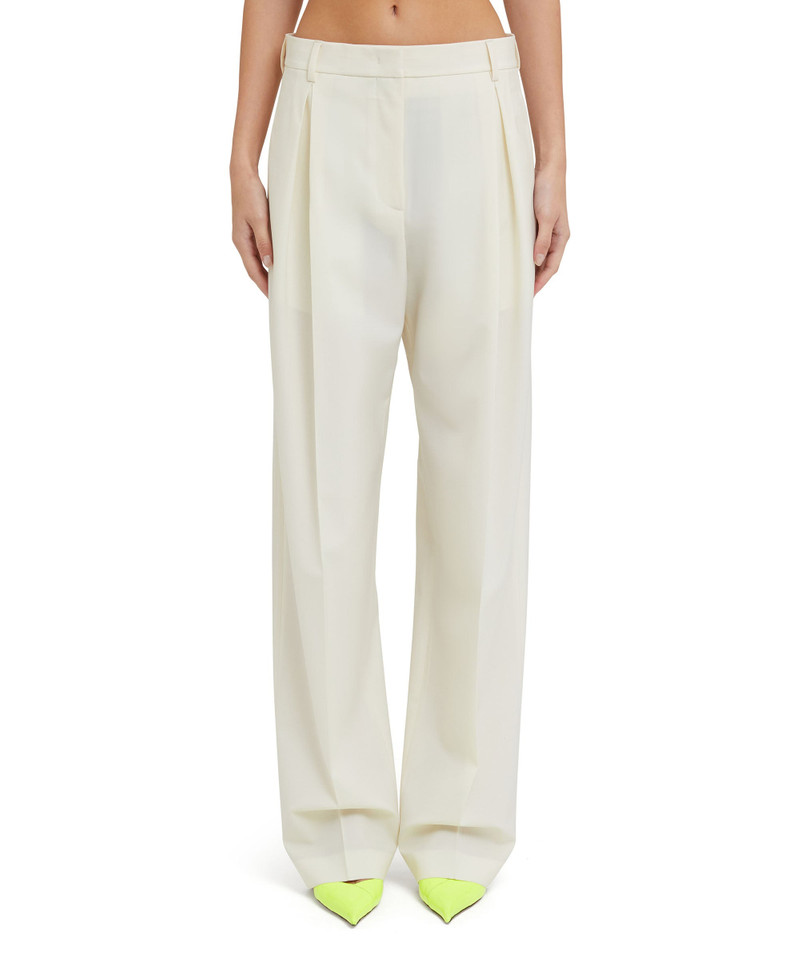 MSGM Fresh wool pleated pants outlook