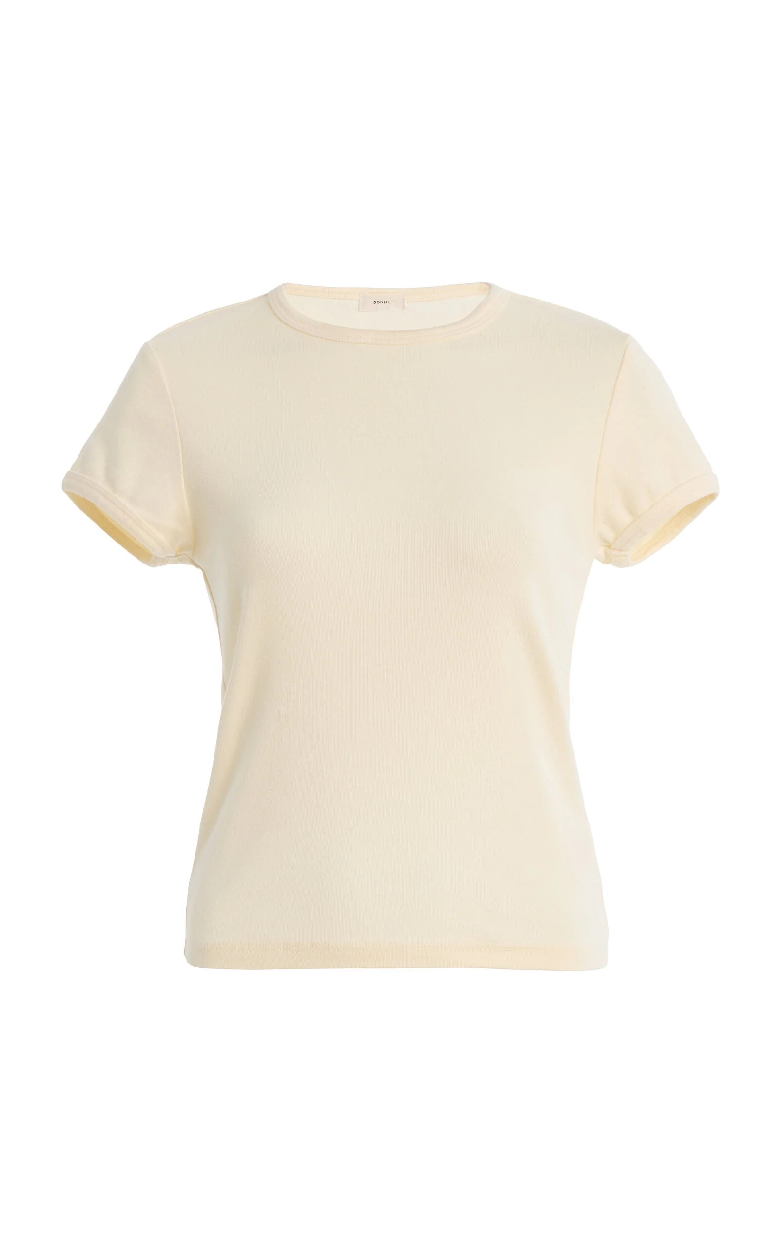 Baby Ribbed Cotton Top ivory - 1