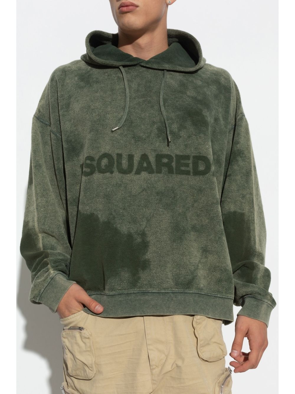 logo-jacquard hoodie - 3