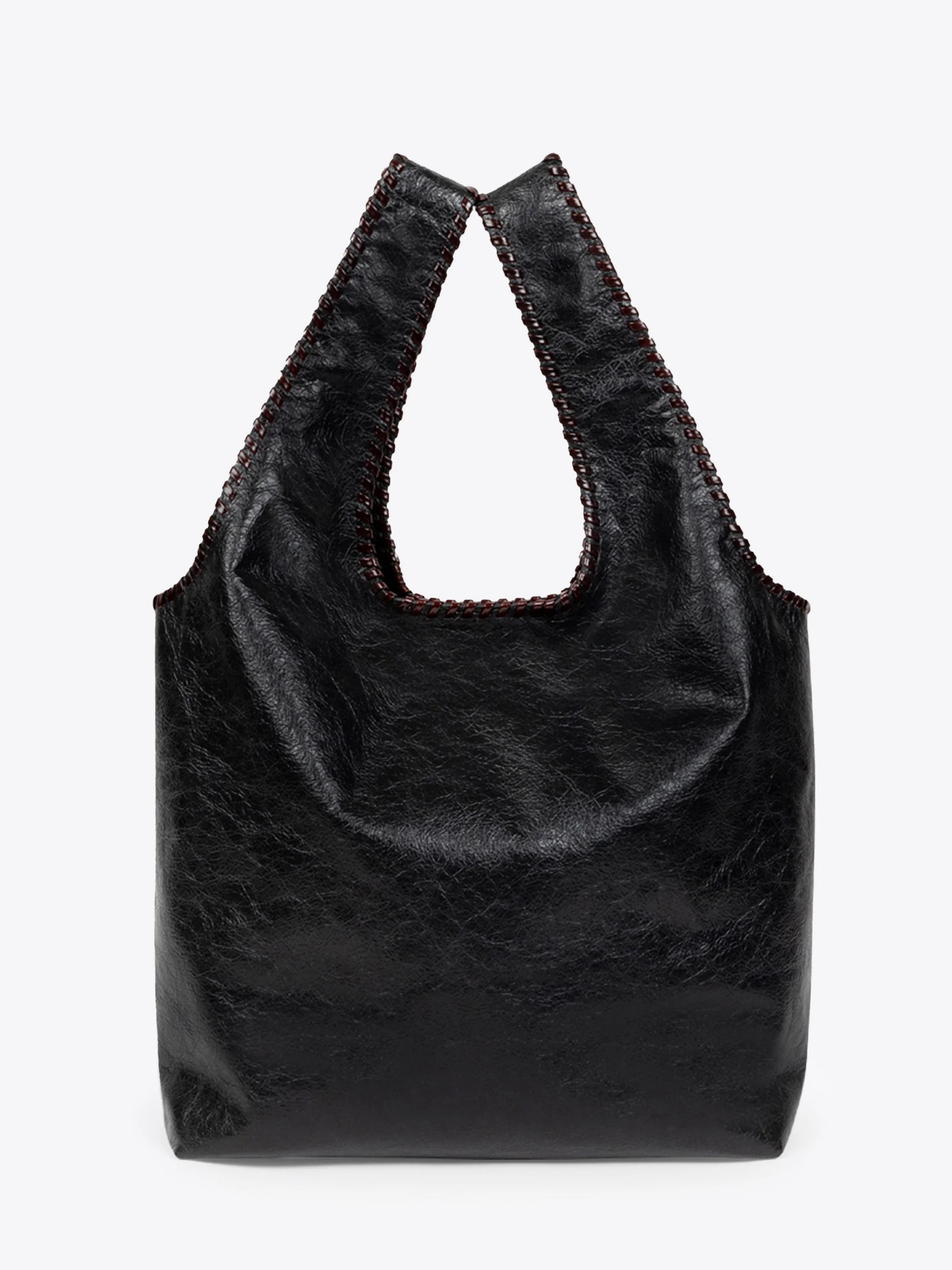 LARGE LEATHER TOTE BAG - 1