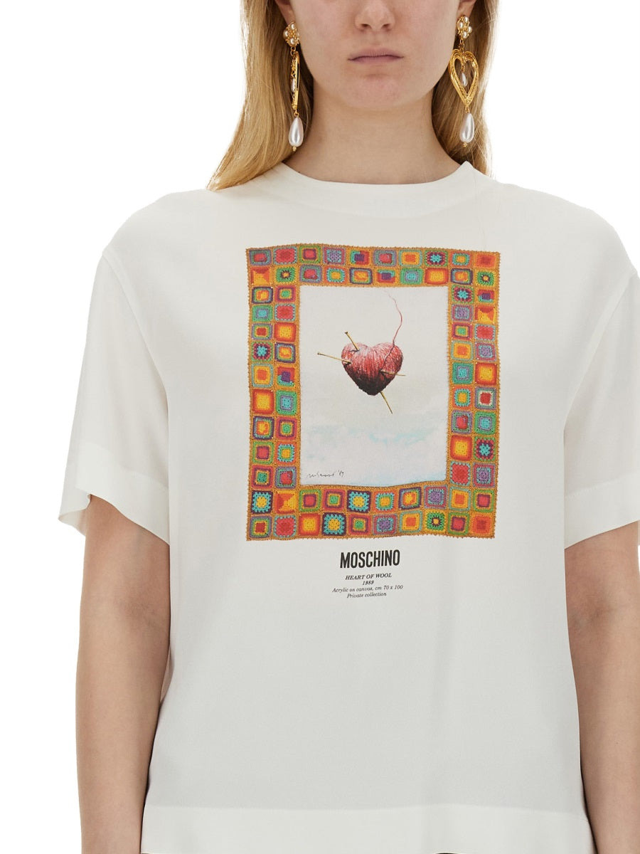 Moschino Women T-Shirt "Heart" - 3
