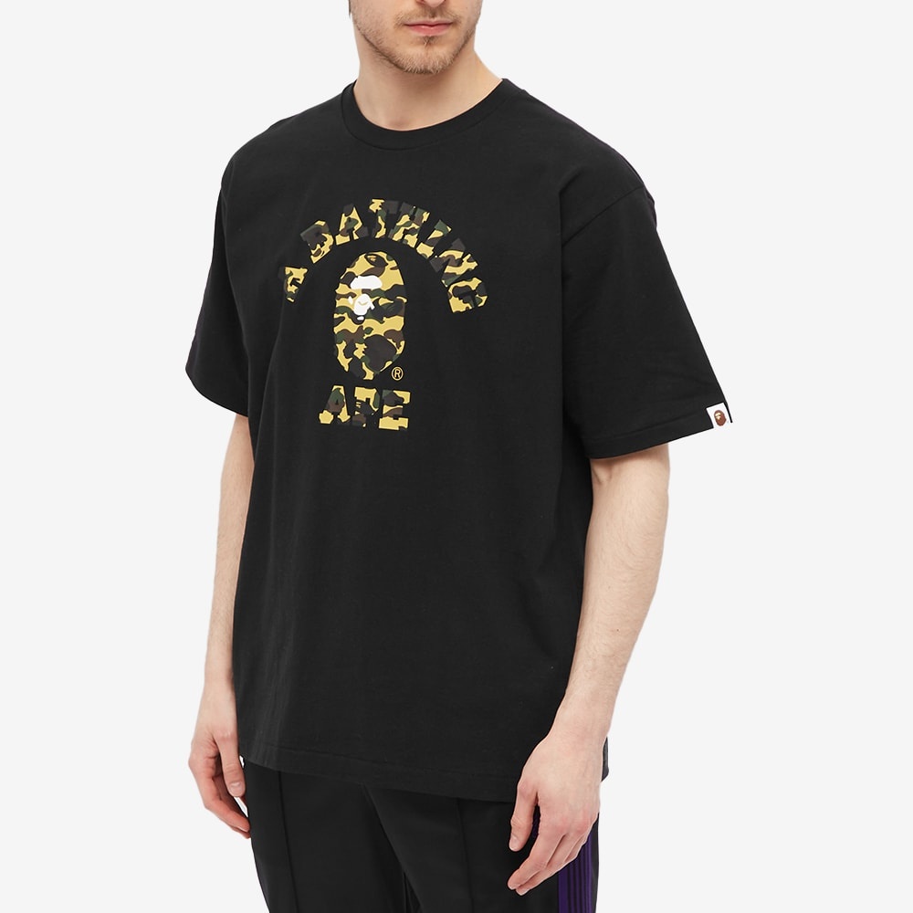 A Bathing Ape 1st Camo College Tee - 4