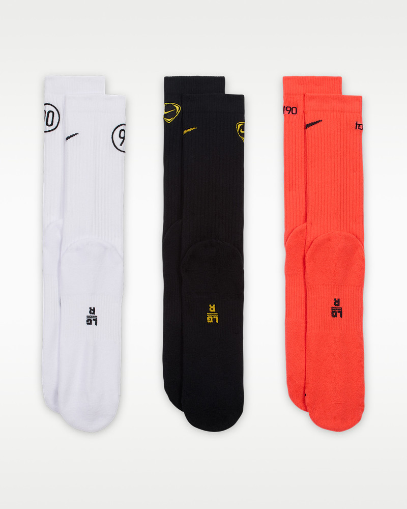 Nike Total 90 Everyday Cushioned Crew Socks (3 Pairs) 3