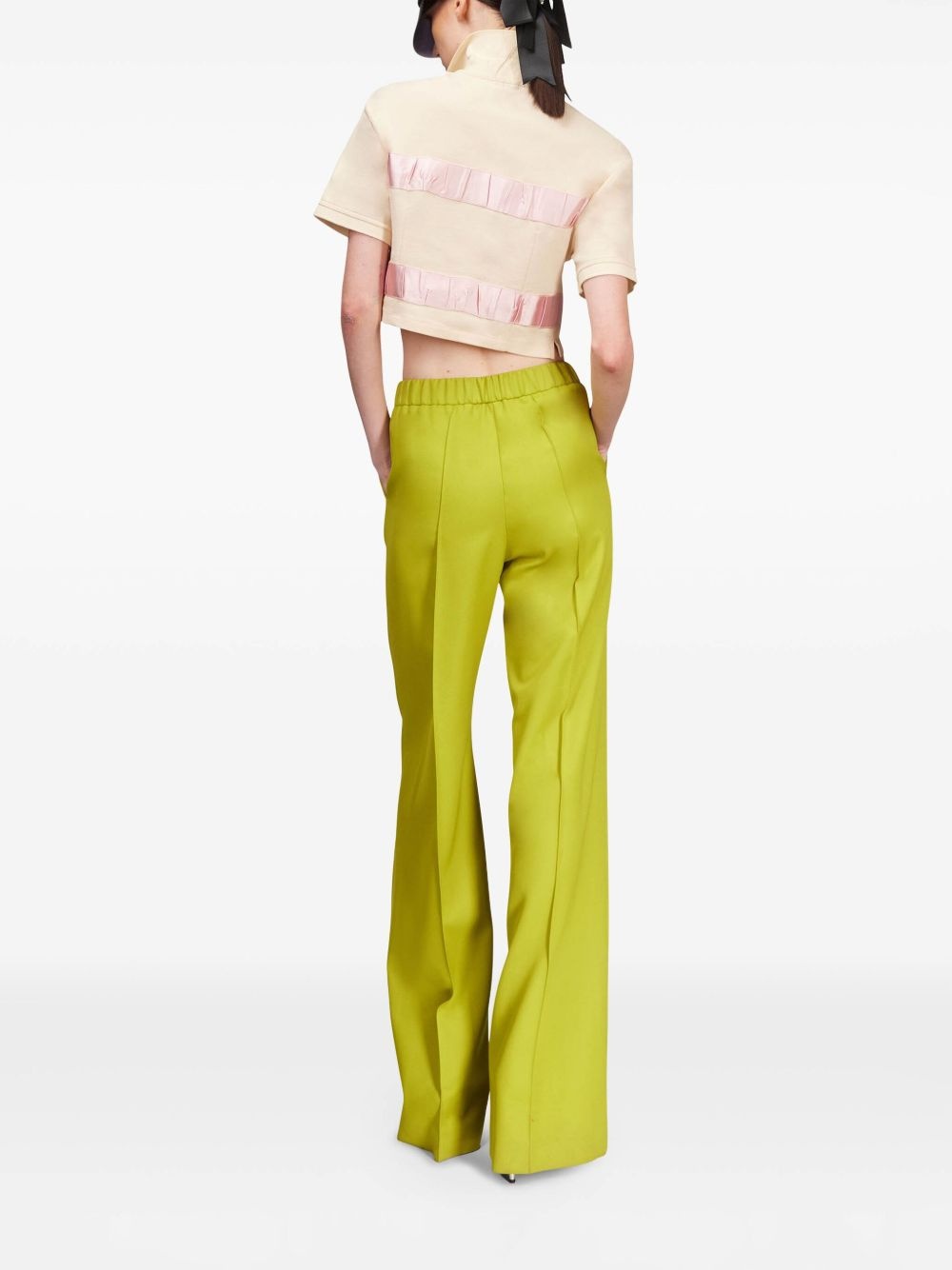 crystal-embellished cropped polo - 5