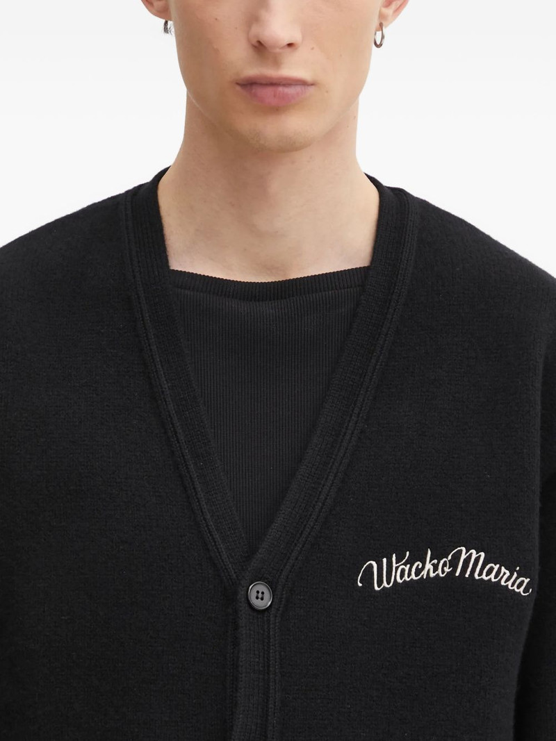 embroidered V-neck cardigan 5