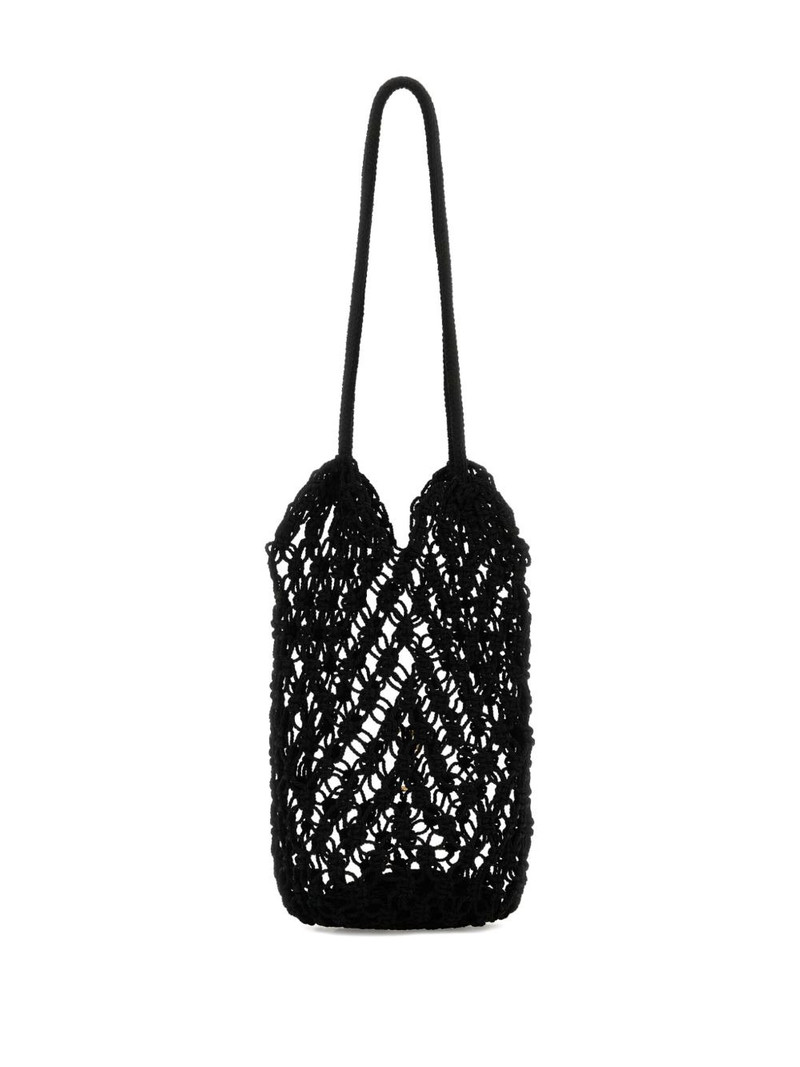 SAINT LAURENT large Cassandre open-work bucket bag outlook