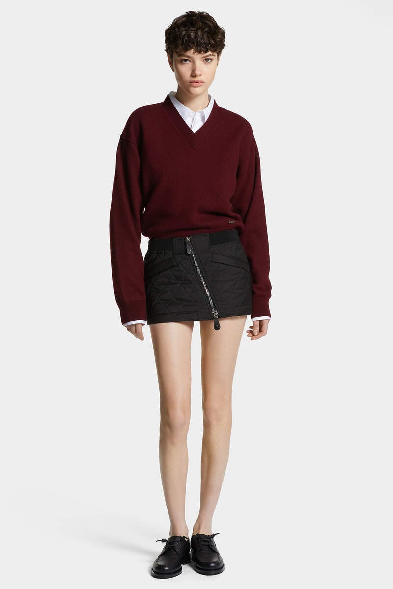QUILTED MINI SKIRT - 3