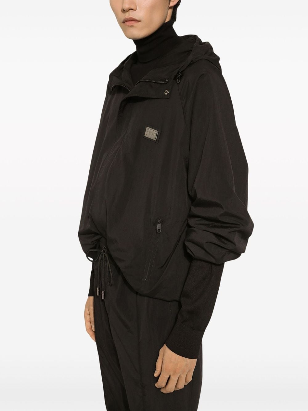 drawstring hooded jacket - 5