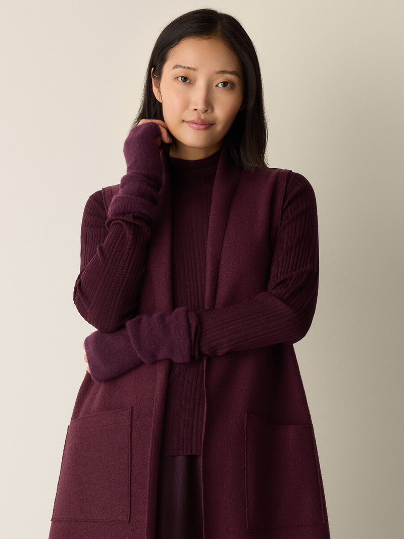 EILEEN FISHER Cashmere Silk Boucle Bliss Glovelettes outlook