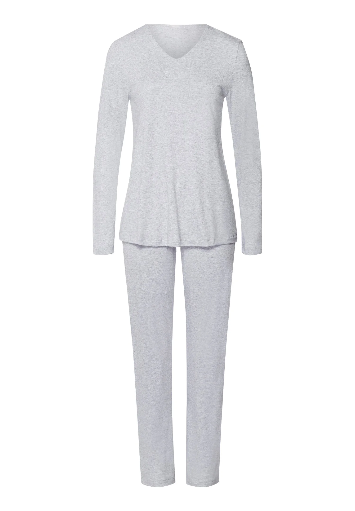Mira Cotton and Modal Long Pajama Set - 1