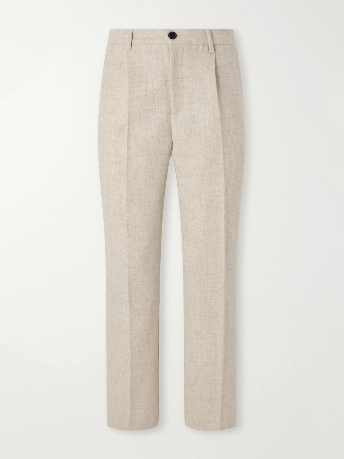 Terroir Straight-Leg Pleated Wool-Twill Trousers - 1