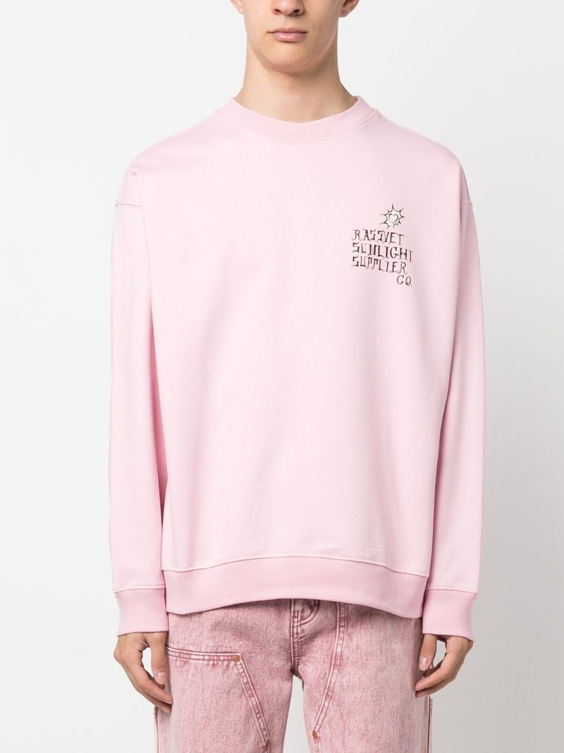 logo-print cotton sweatshirt 3