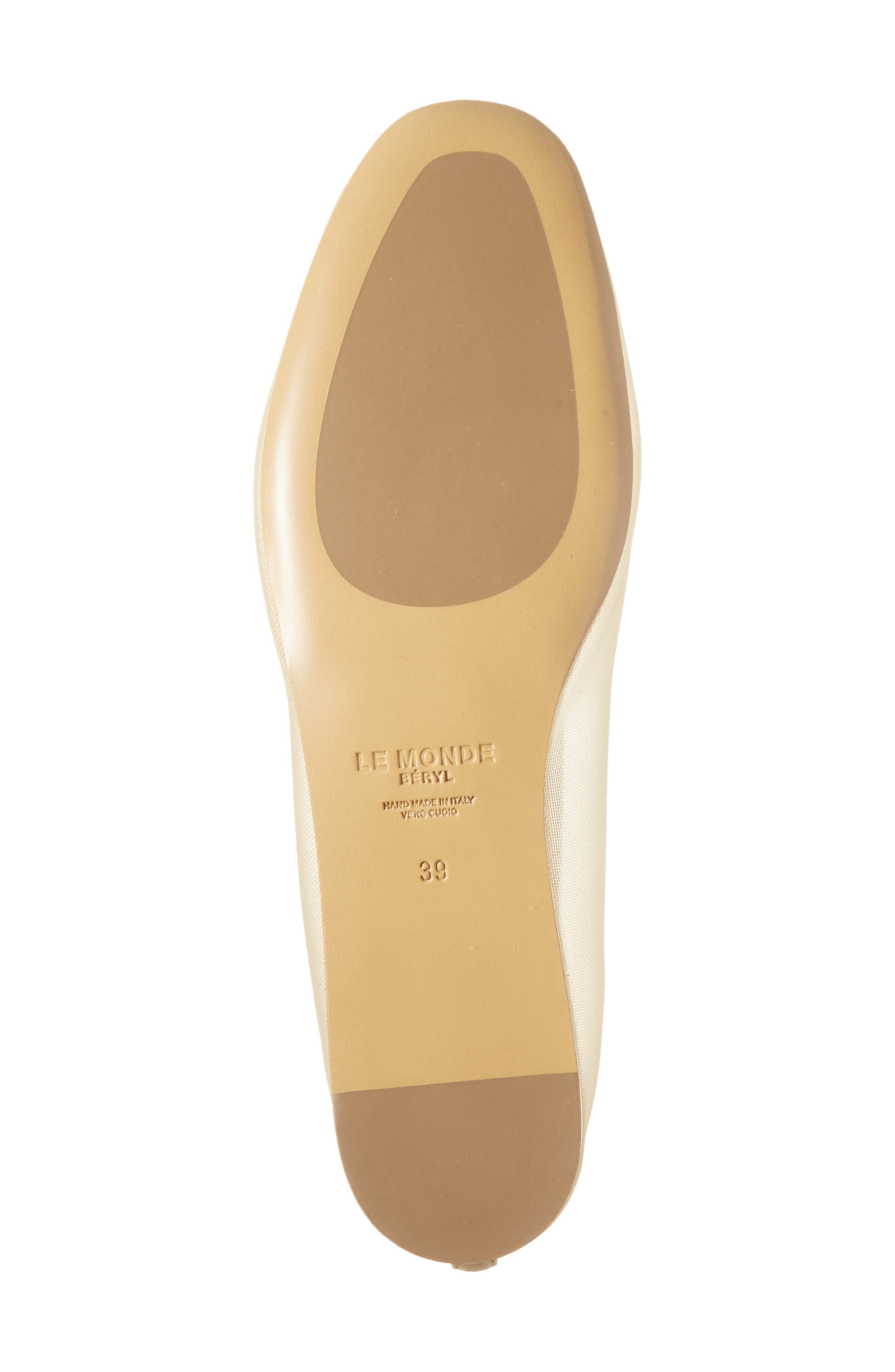 Le Monde Beryl Luna Mesh Ballet Flat in Sand at Nordstrom - 6