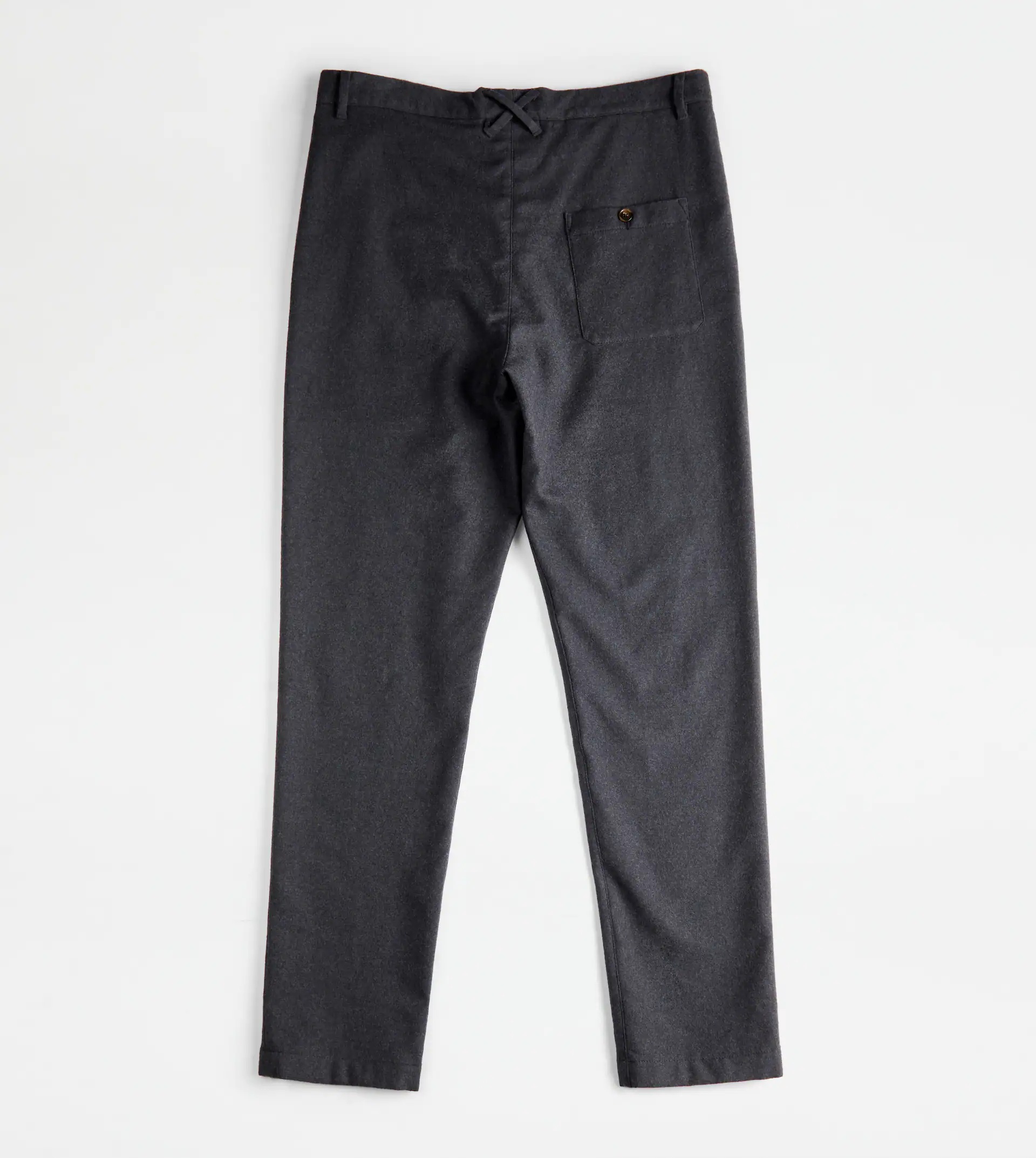 TOD'S CHINO TROUSERS ADJUSTABLE WAISTBAND - GREY - 8