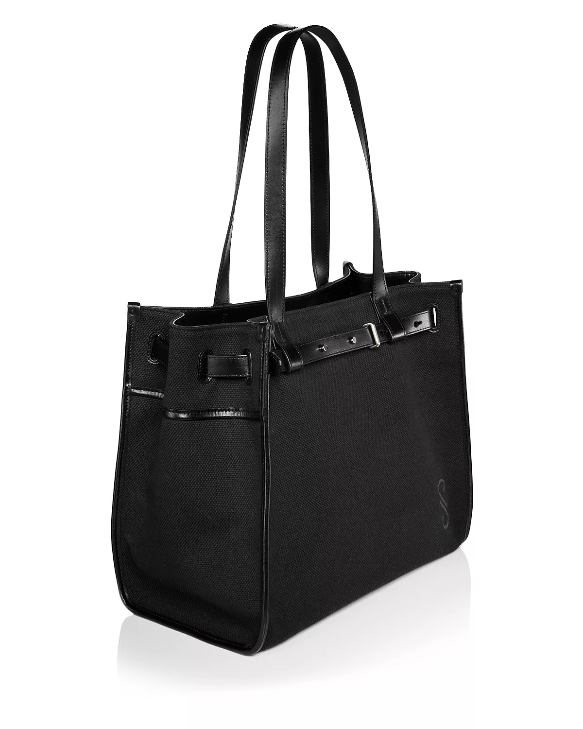 Belted Tote In Canvas - 4