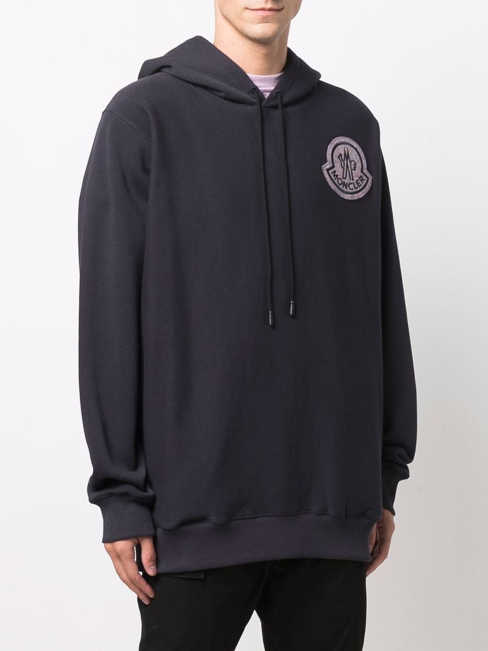 2 Moncler 1952 logo-patch hoodie - 3