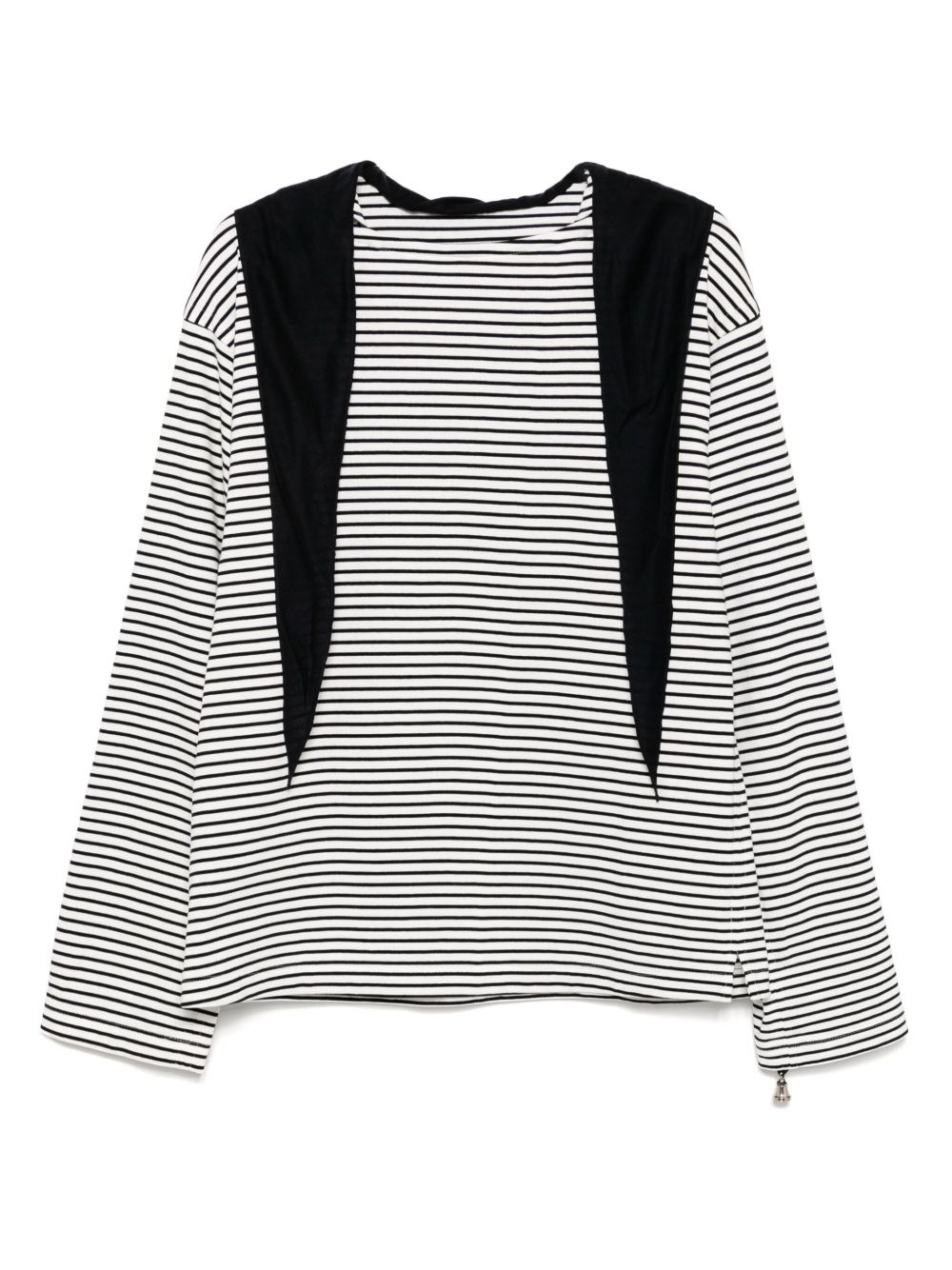 striped T-shirt - 1