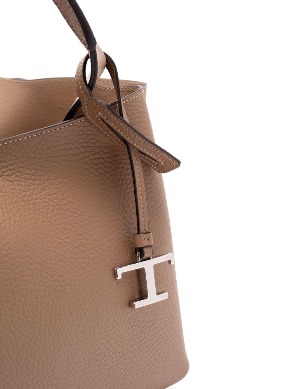 leather two-way handbag - 5