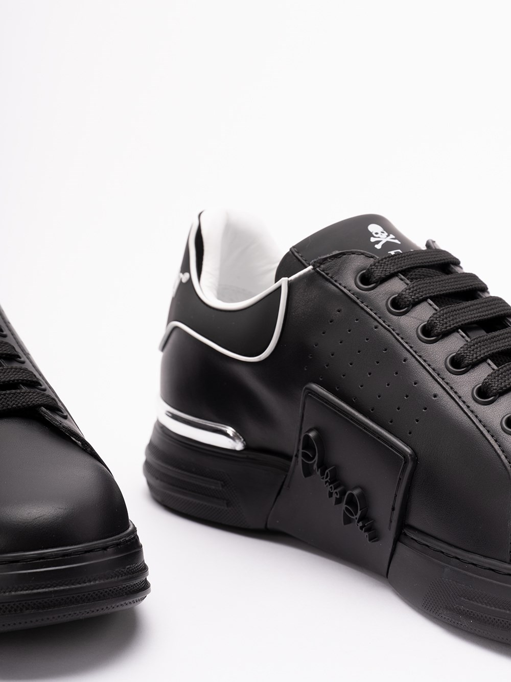 Nappa Leather Sneakers Low-Top `Hexagon` - 5