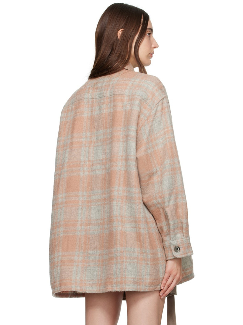 Pink & Gray Plaid Jacket 3