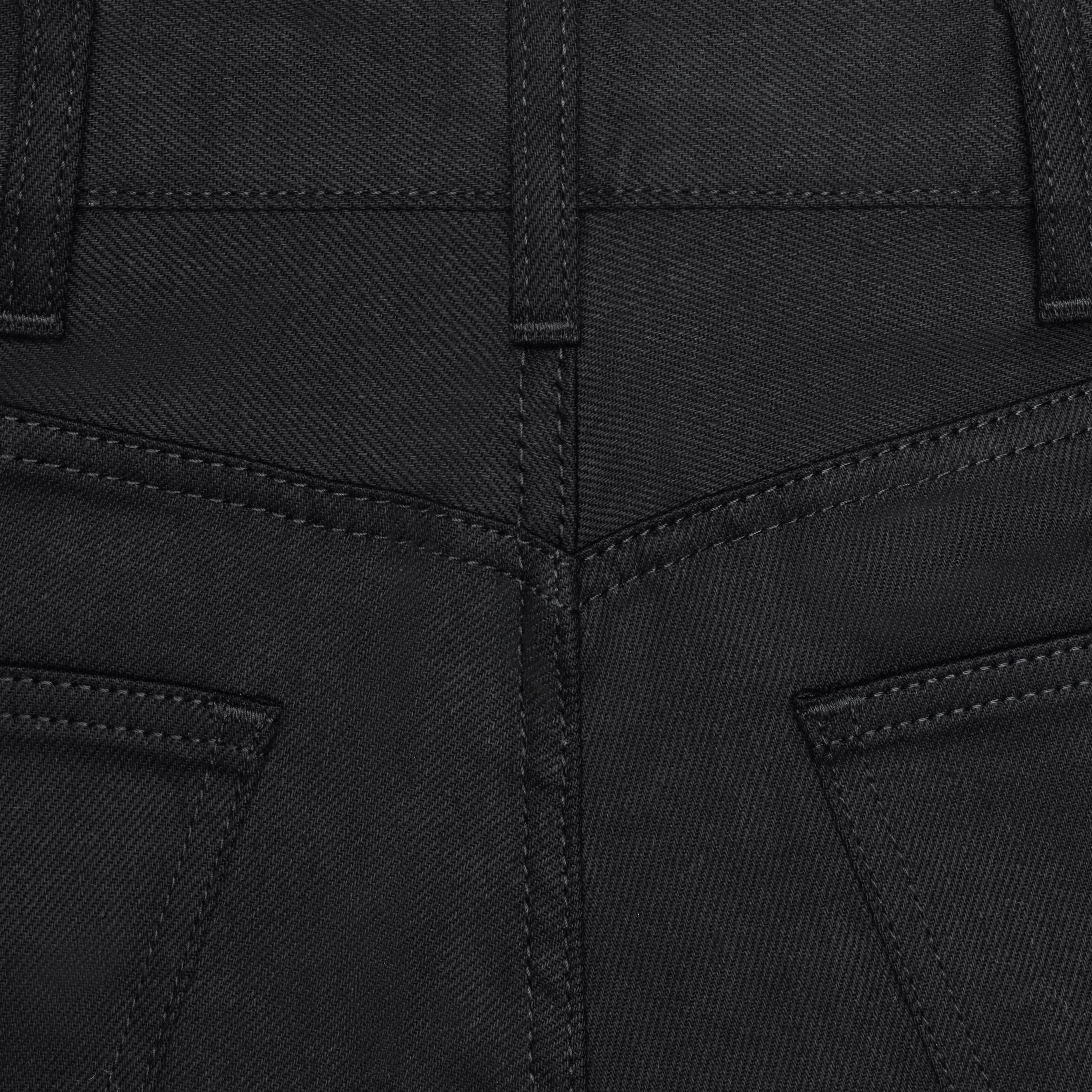 TESS JEANS IN PURE BLACK WASH DENIM - 3