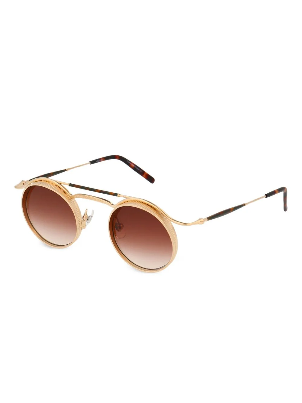 tortoise shell detail sunglasses - 1