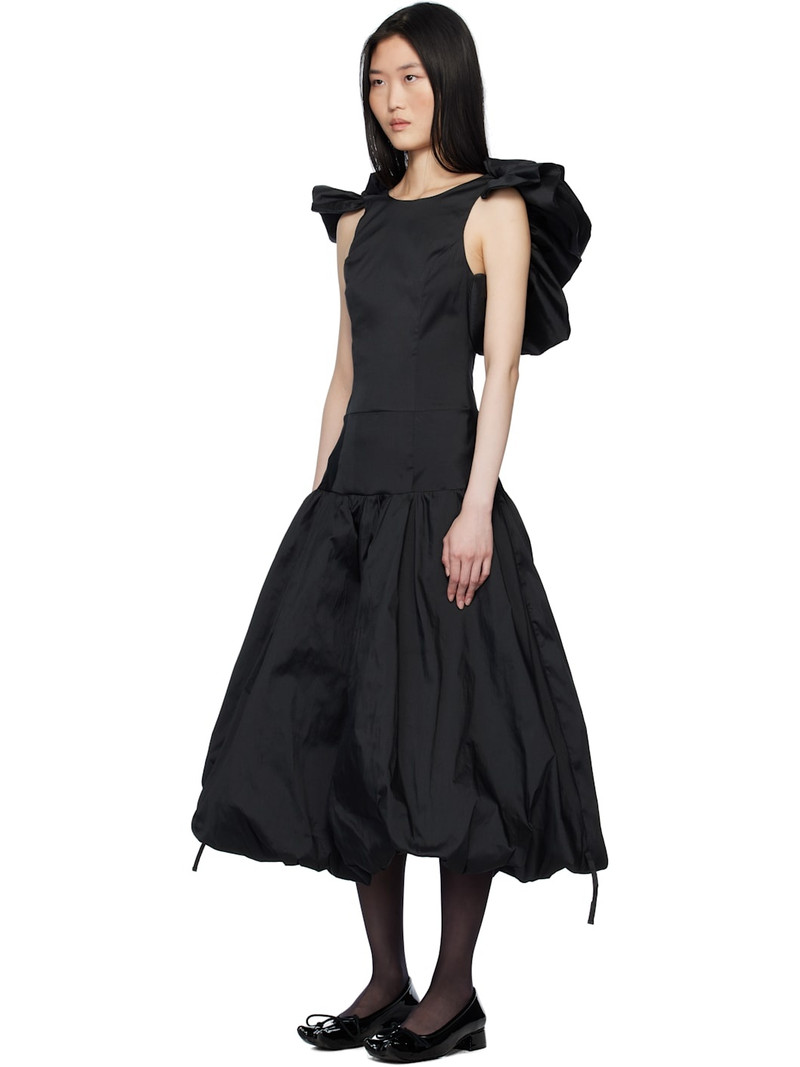 PAULA CANOVAS DEL VAS Black Puff Minidress outlook