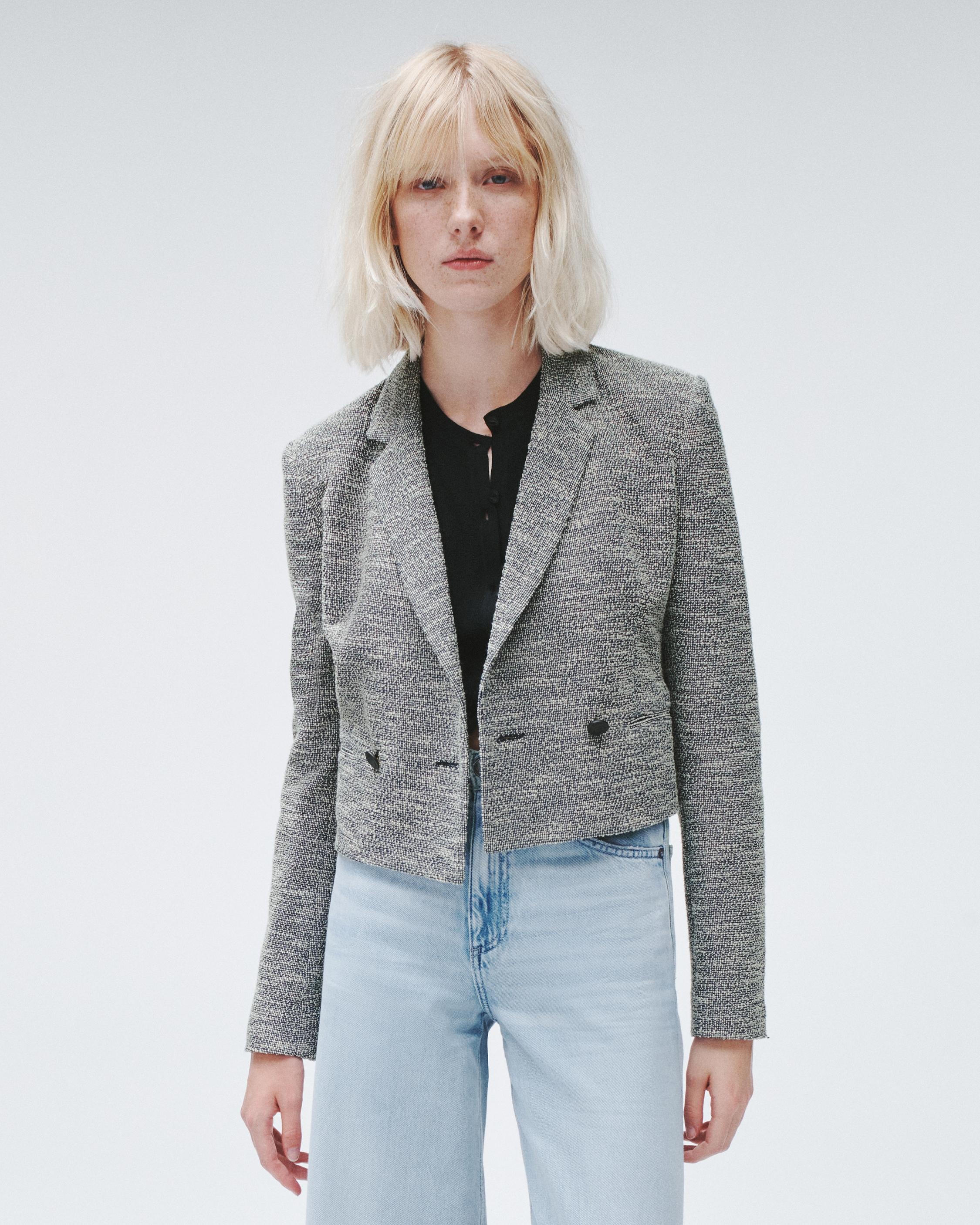 Josie Italian Tweed Blazer
Tailored Fit - 2