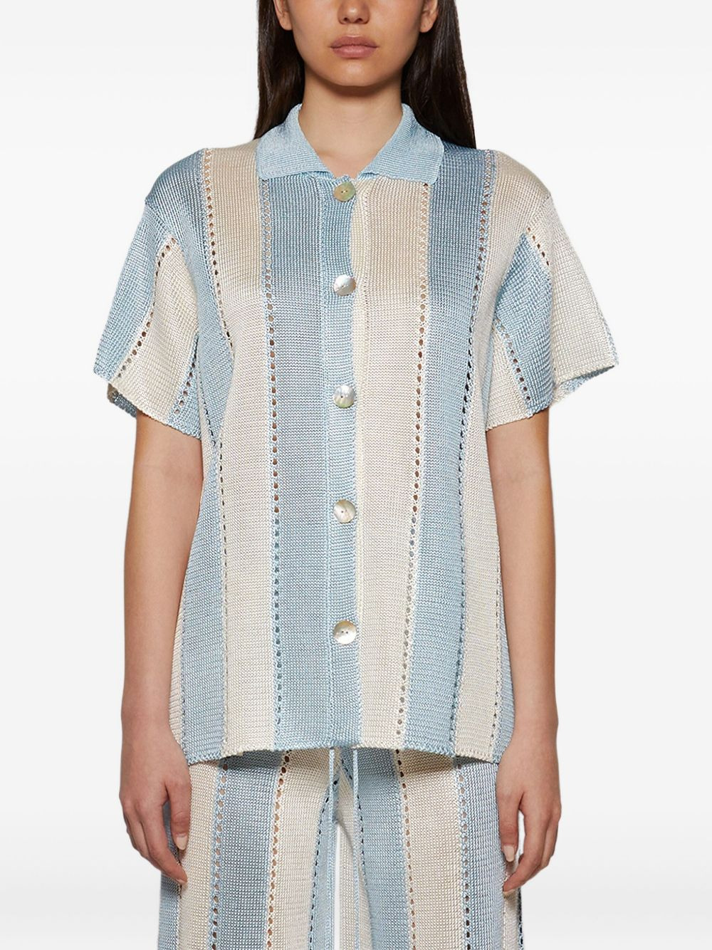 Cabana striped short-sleeve shirt - 3