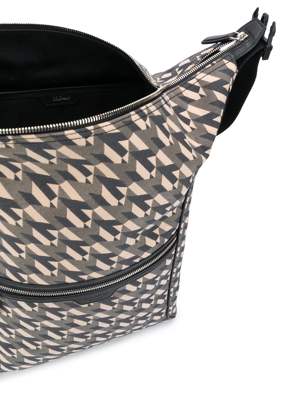 Urban monogram print backpack - 5