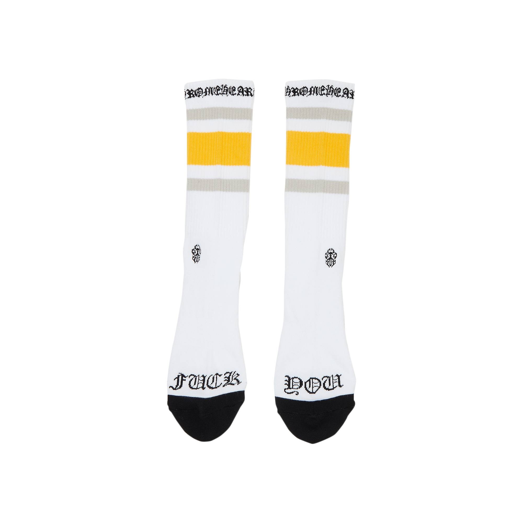 Chrome Hearts Miami Socks (3 Pack) 'White' - 3