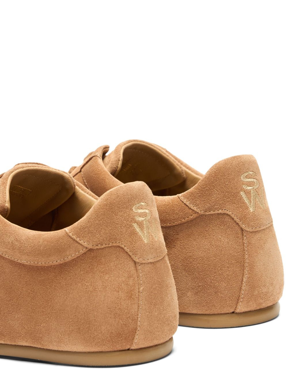 Cruz lace-up suede sneakers - 5