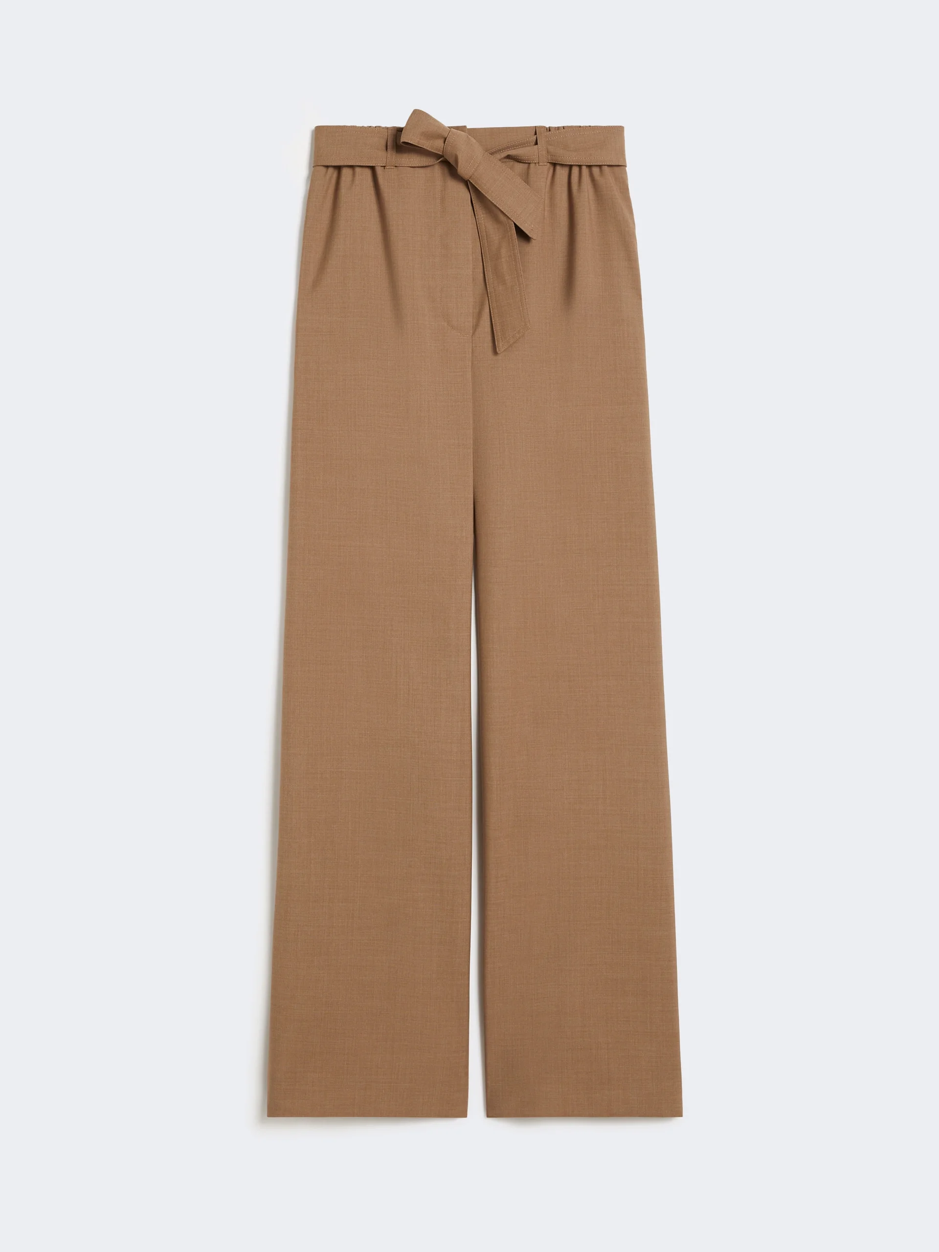 SALPA Stretch wool cloth trousers - HAZELNUT BROWN - 1
