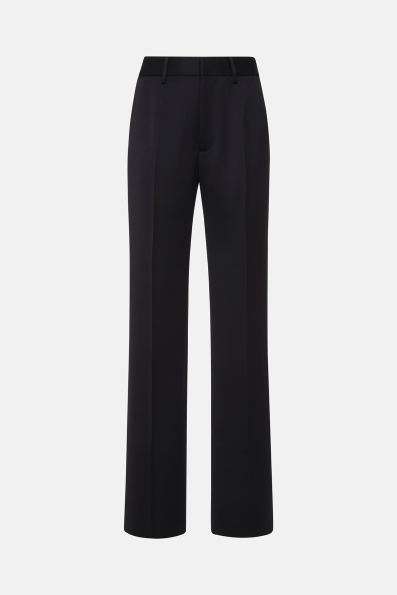 WOOL SATIN TROUSERS 1