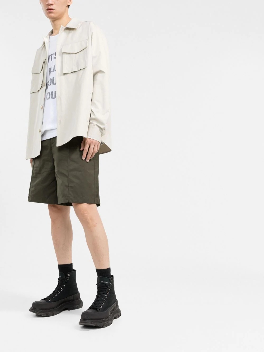 logo-patch shorts - 2