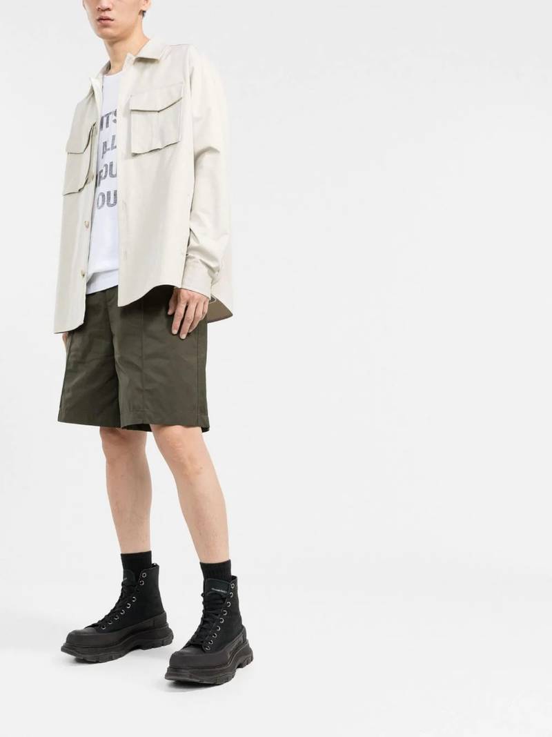 Valentino logo-patch shorts outlook