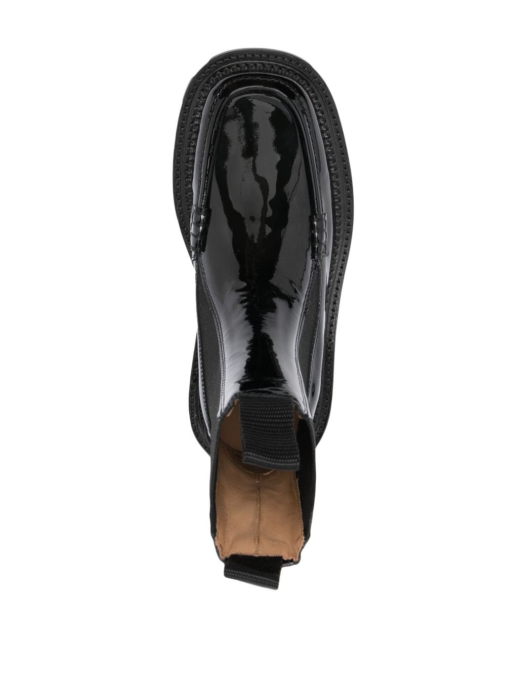stud-embellished leather ankle boots - 4