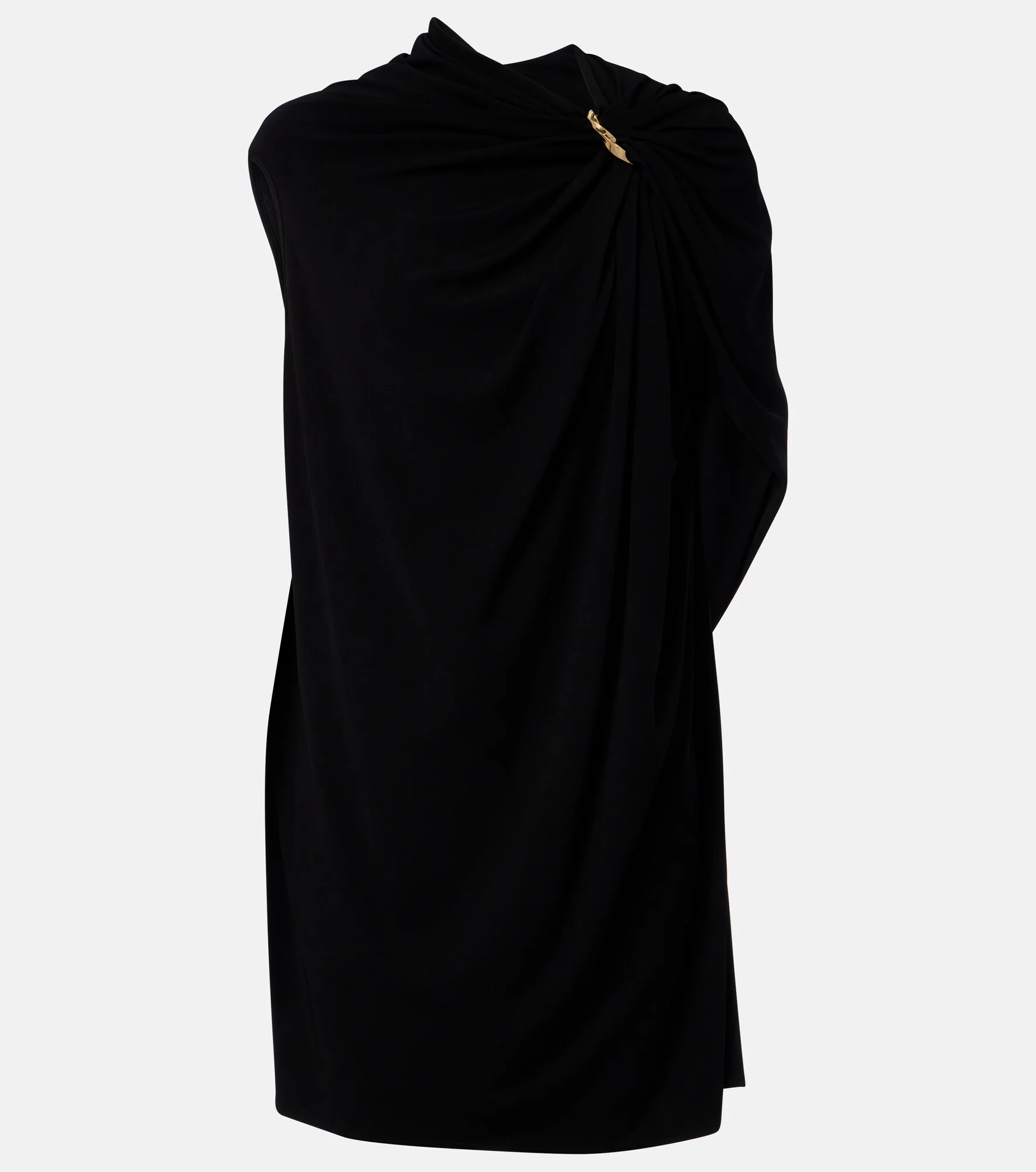 Draped crêpe minidress - 1