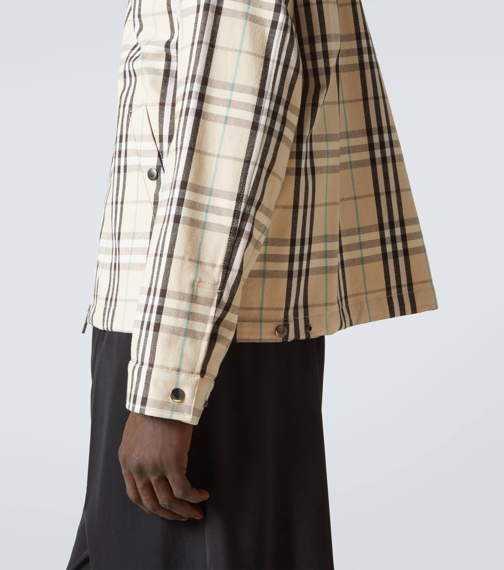 Burberry Check cotton jacket - 7