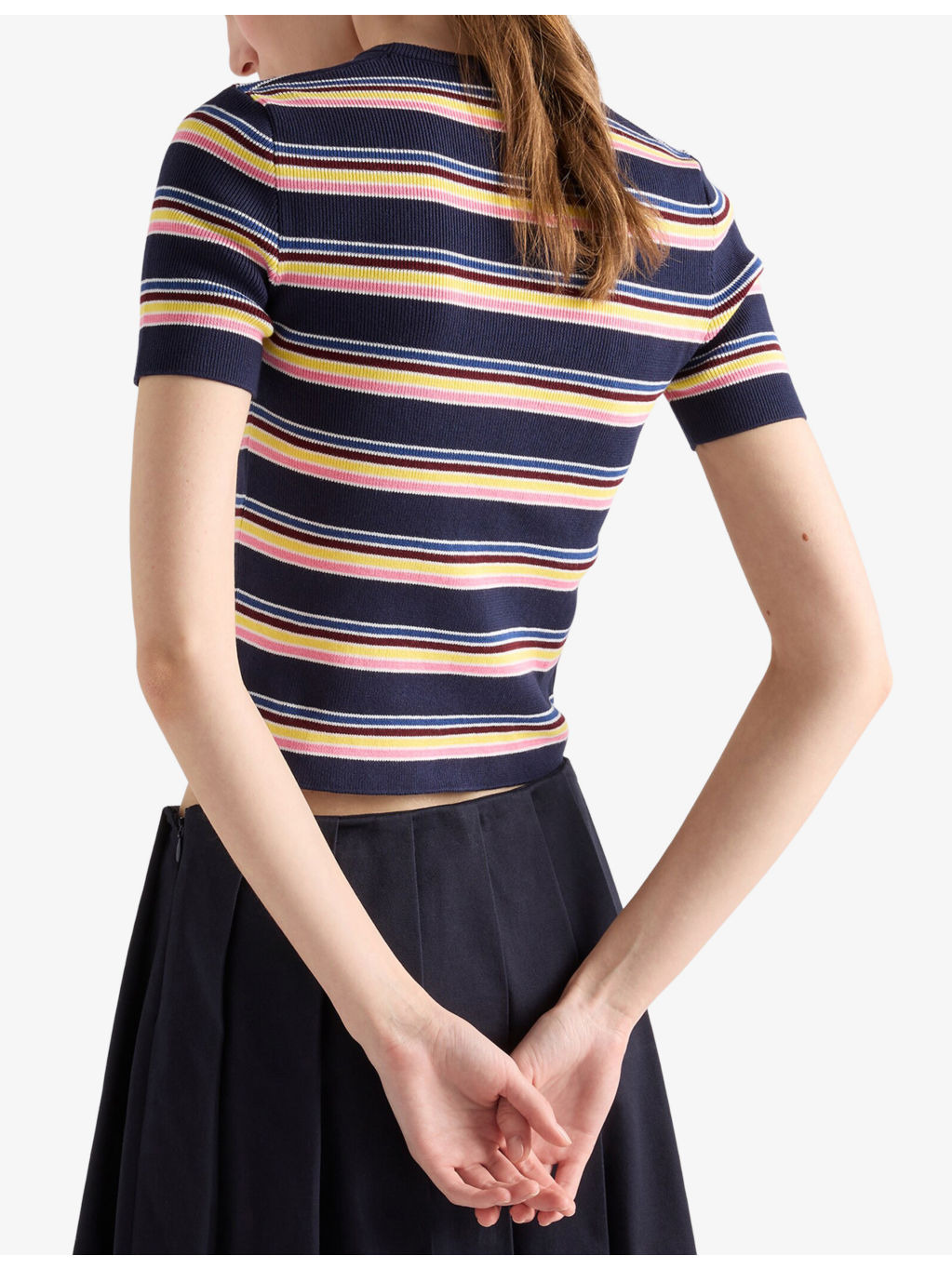 Striped Knitted Cotton Jumper - 4