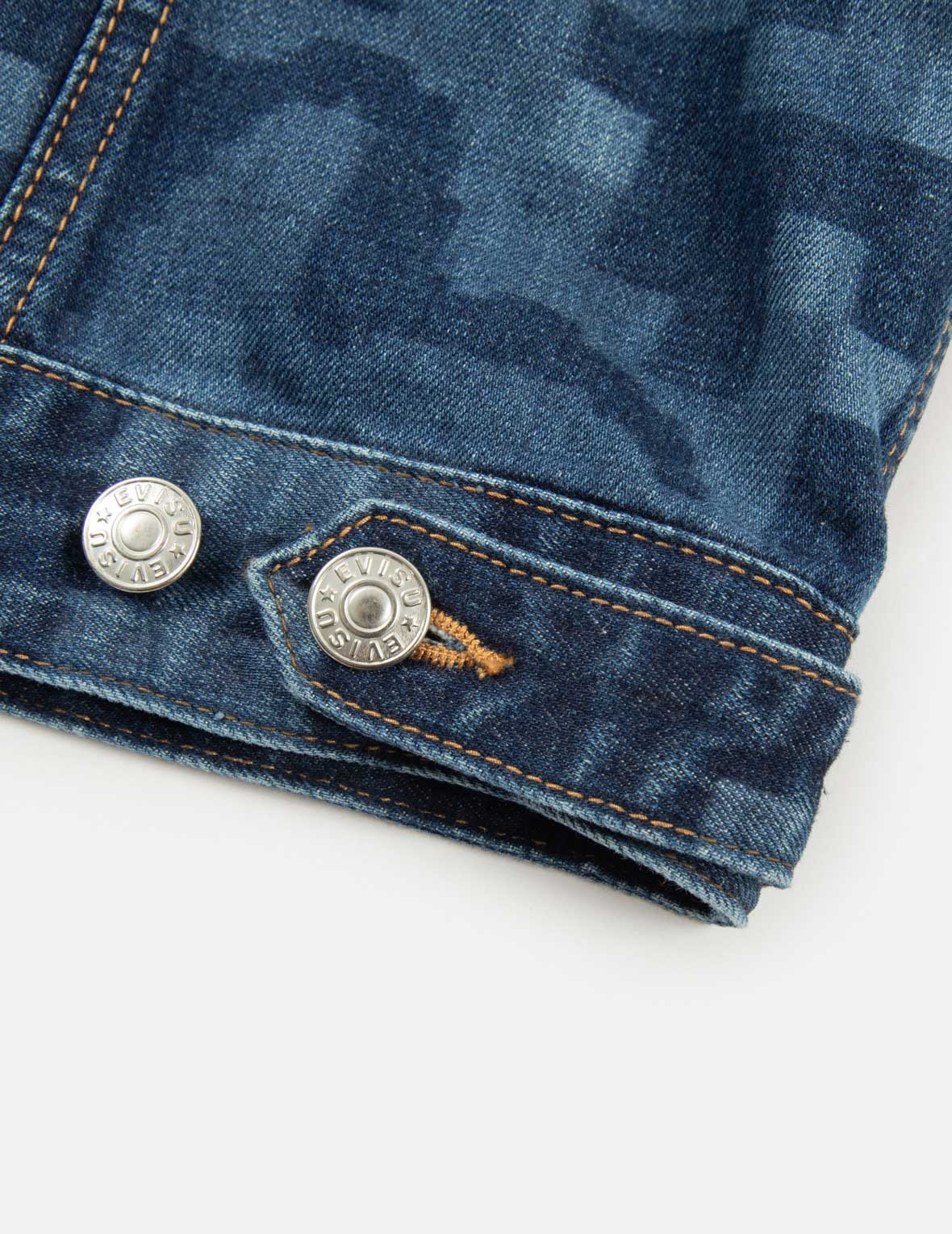 PIXEL SEAGULL EMBROIDERY AND PRINT OVERSIZED DENIM JACKET - 10