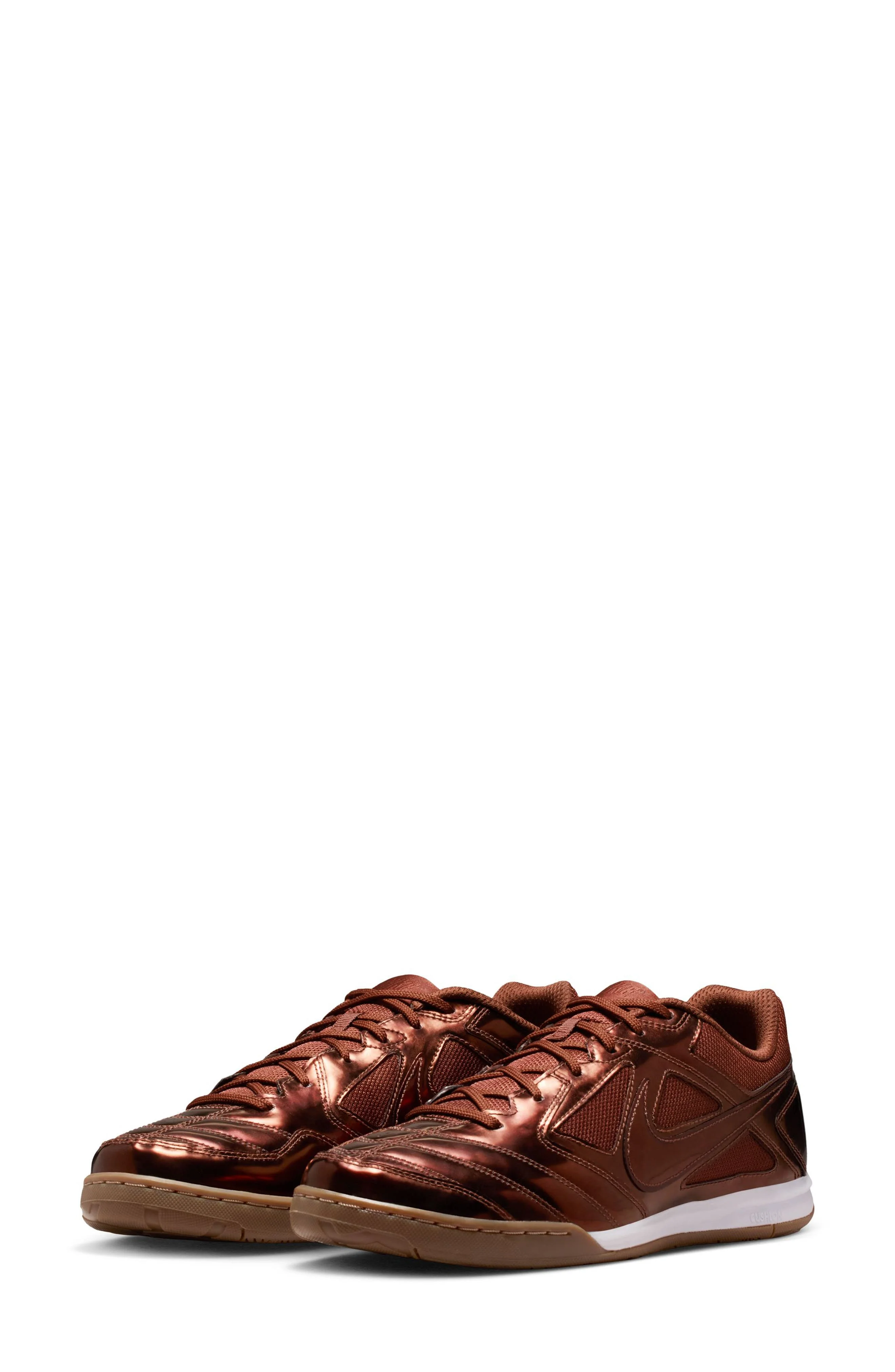 Nike Gato LV8 Soccer Sneaker in Fauna Brown/White at Nordstrom - 1