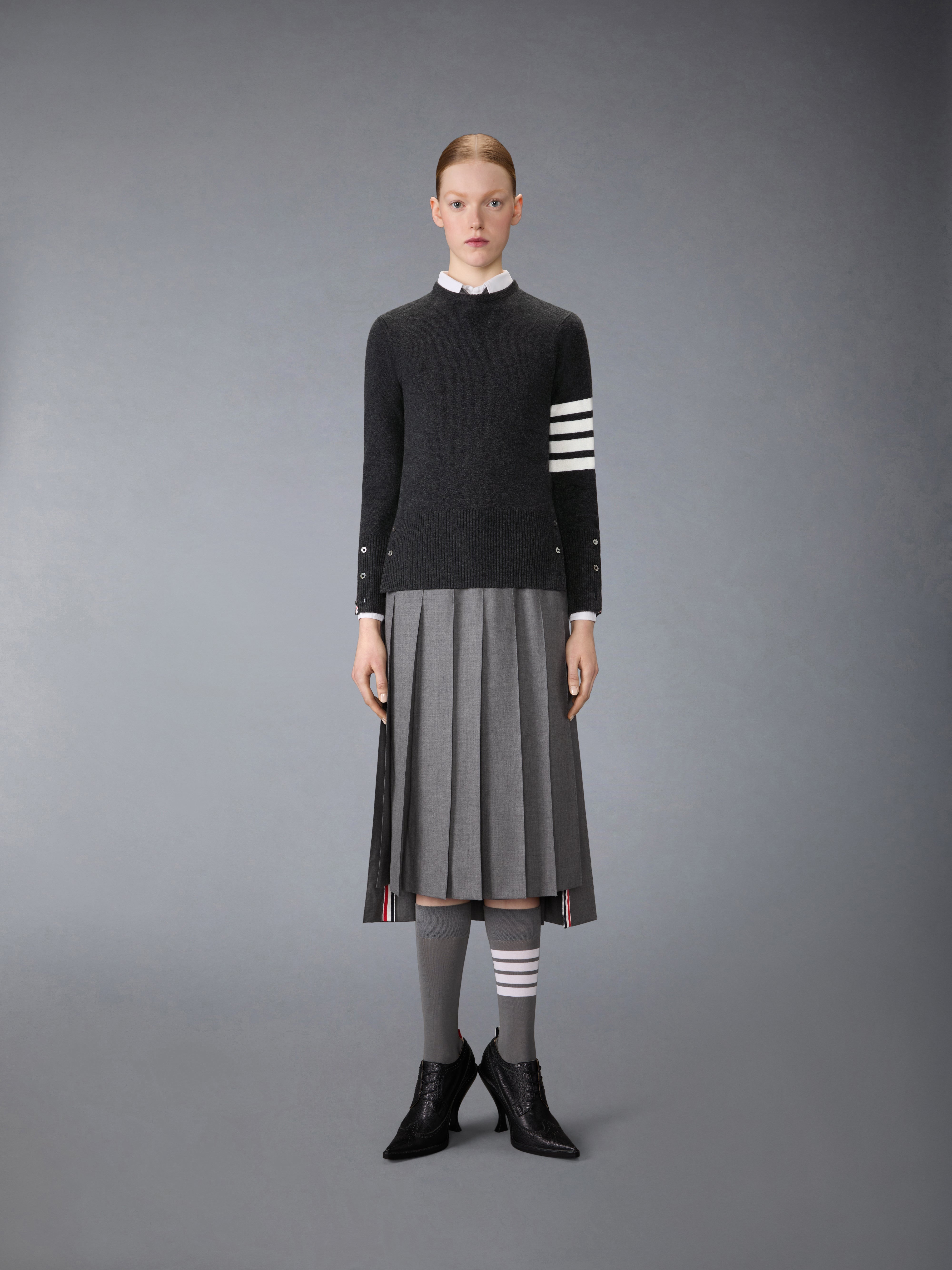 CLASSIC CASHMERE 4-BAR PULLOVER - 3
