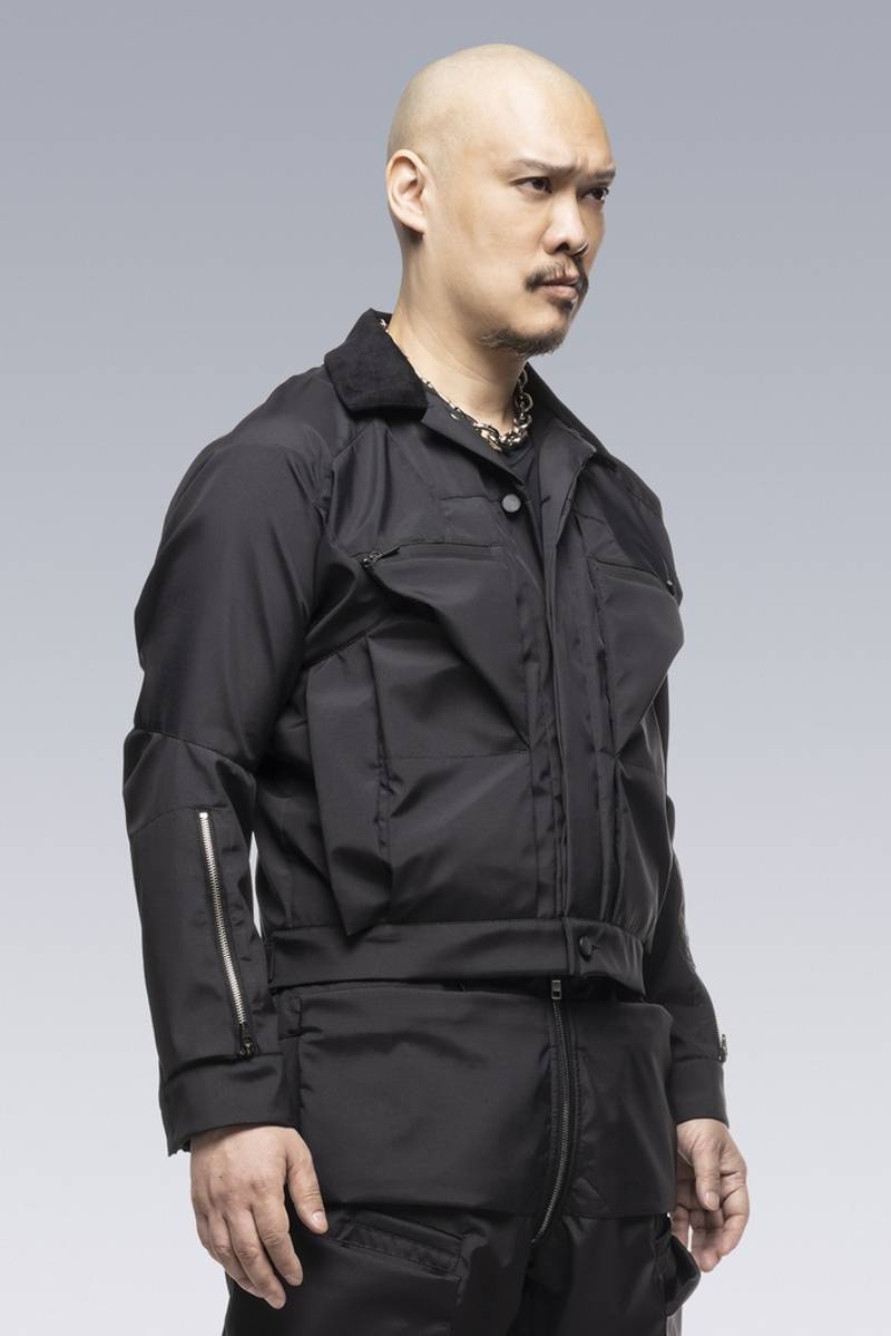 ACRONYM J86-GTB Composite Nylon Work Jacket Black - J86-GTB_SS23