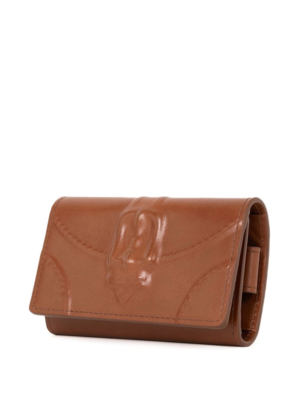 embossed-leather key case - 3