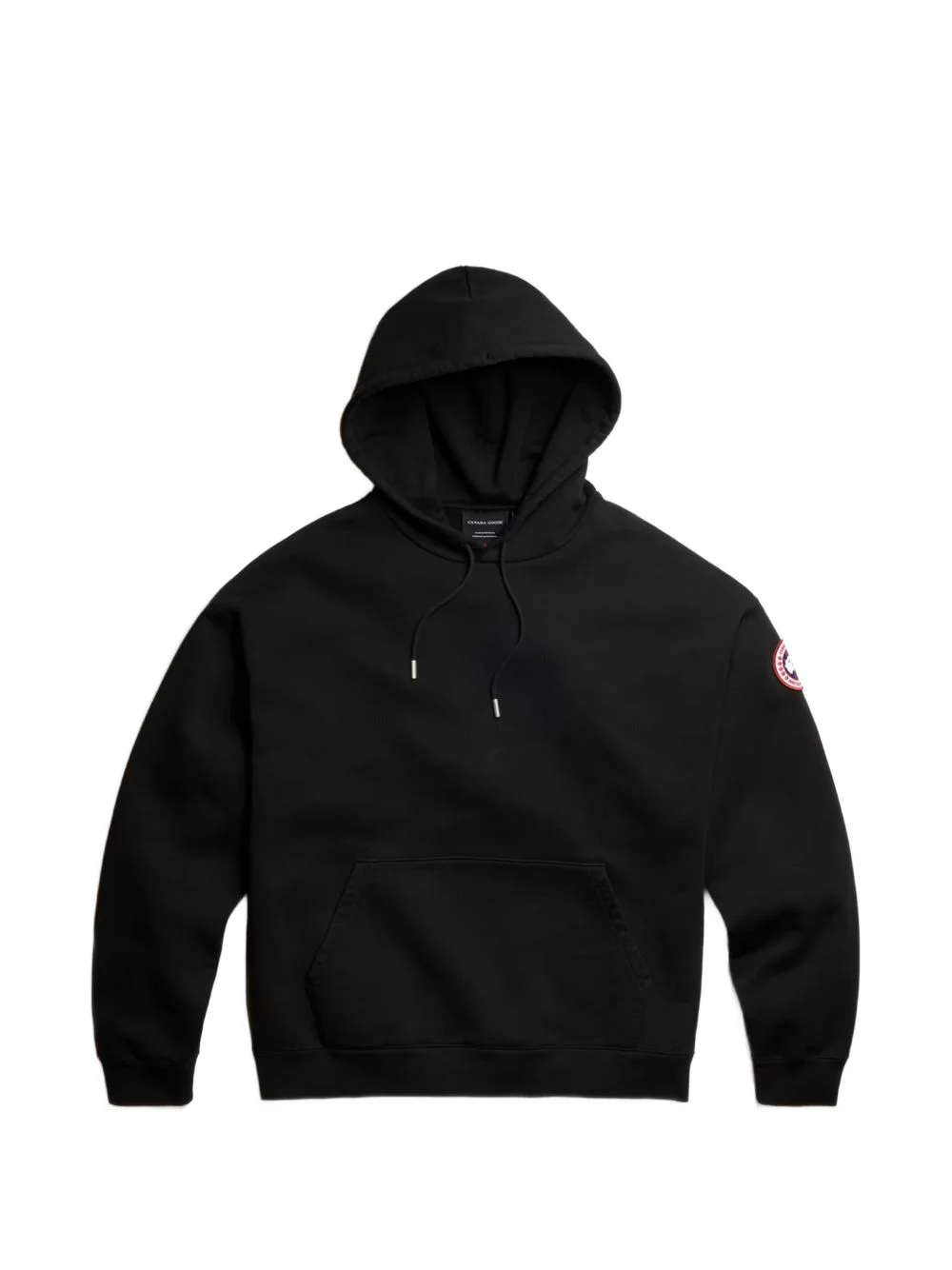 logo-patch drawstring hoodie - 1