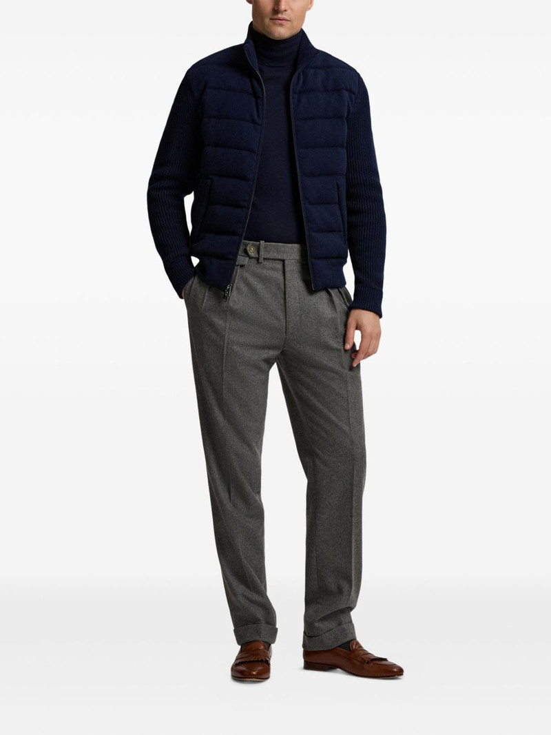 Ralph Lauren ribbed-sleeves quilted jacket outlook