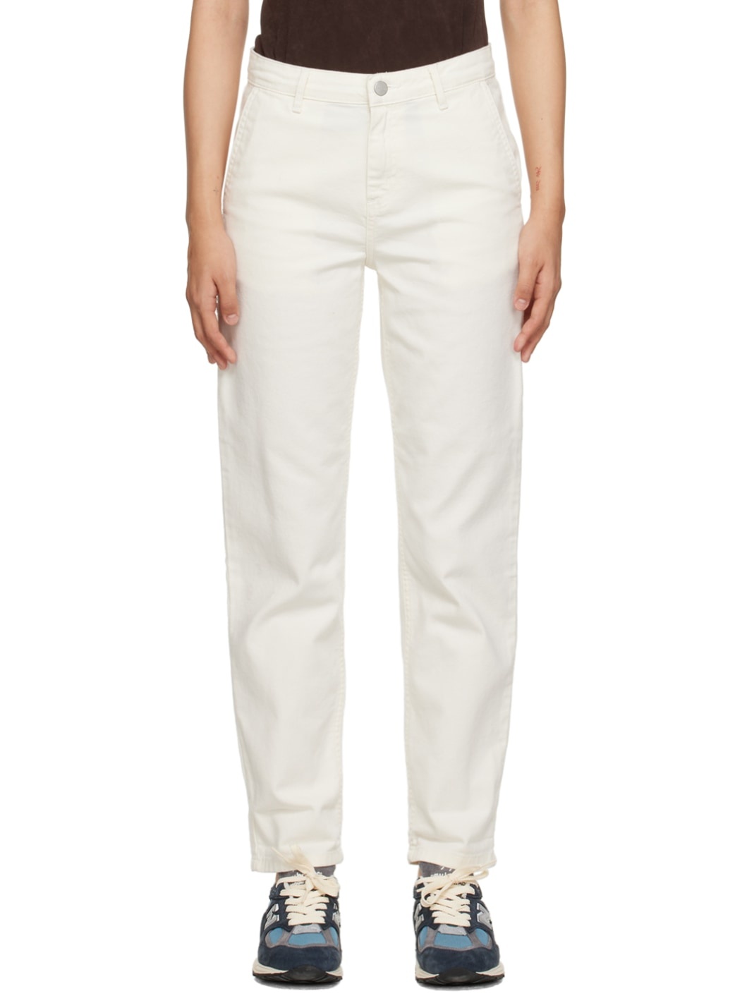 White W'Pierce Jeans - 1