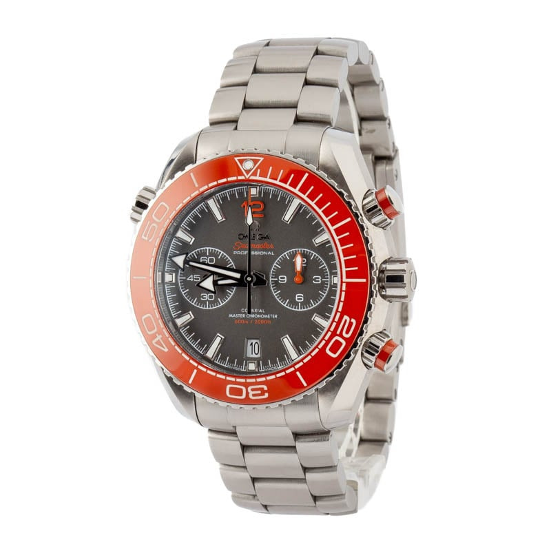 Omega Seamaster Planet Ocean Orange Timing Bezel - 2