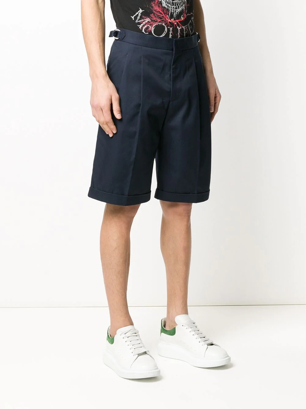 mid-length tailored shorts  - 3